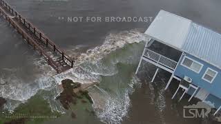 08052024 Steinhatchee FL  Hurricane Debby Landfall and Storm Surge via drone [upl. by Albin201]