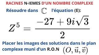 RACINES NIEMES DUN NOMBRE COMPLEXE NON NUL [upl. by Claman]