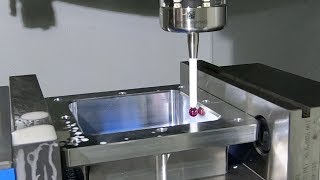 Renishaw Probe Accuracy Test in a Haas CNC Mill [upl. by Oznole]