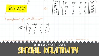 Lec 29 Four Velocity and Four Acceleration  Four Vectors [upl. by Trenna]