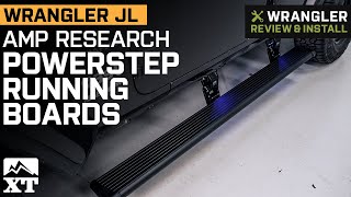 Jeep Wrangler JL Amp Research PowerStep Running Boards Review amp Install [upl. by Aerdnad92]