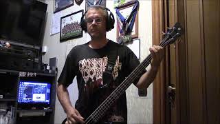 SIX FEET UNDER quotLycanthropyquot BASS Cover [upl. by Pineda251]