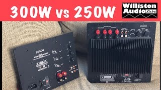 Subwoofer Plate Amps Dayton SPA250 vs Yung SD300 Tested [upl. by Assyle773]