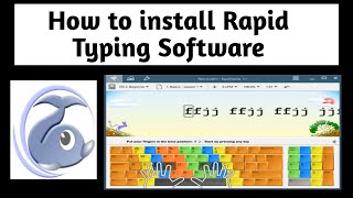 How to install Rapid Typing Software [upl. by Terencio594]