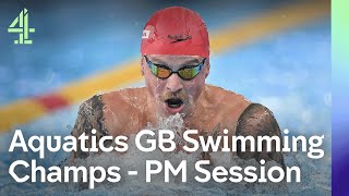 Live Aquatics GB Swimming Championships  Day 3  PM Session [upl. by Sheaff]