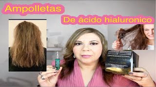 AMPOLLETAS NUTRAPEL HYALUSILK PARA REPARAR TU CABELLO MALTRATADO SECO SIN BRILLO Y PROCESADO 😱 [upl. by Gillespie897]