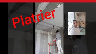 comment faire du plâtre sous plafond hourdis [upl. by Indihar]