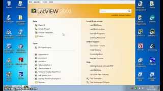 Tutorial 1  Labview 2010  Introduzione [upl. by Nageek705]