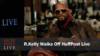 RKelly Walks Off HuffPost Live [upl. by Anirtak]