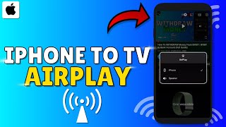 How To CONNECT IPHONE TO TV WIRELESSLY AIRPLAY  MIRROR IPHONE [upl. by Deanna493]