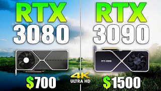 RTX 3090 vs RTX 3080 Test in 8 Games [upl. by Tempest]