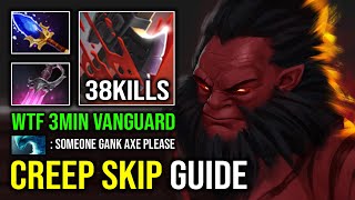 How to Creep Cutting Axe Offlane 3 Min Vanguard 1 Hit Delete Khanda 1v5 Pure Helix Spin Dota 2 [upl. by Lorin]