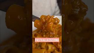 Pasta alla zozzona 🍝 pastaallazozzona ricetteromane [upl. by Idoc]