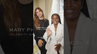 HOW TO MARY PHILLIPS MAKEUP TECHNIQUE amp TIPS WITH JUSTINE SKYE [upl. by Seely]