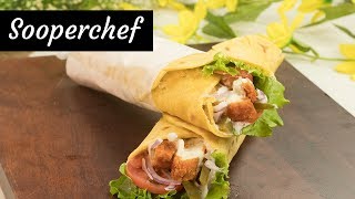 Chicken Tortilla Wraps Recipe By SooperChef [upl. by Logan]