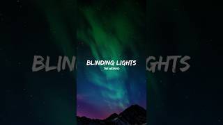 THE WEEKND  BLINDING LIGHTS LYRICS [upl. by Redliw]