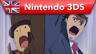 Professor Layton vs Phoenix Wright Ace Attorney  Launch Trailer Nintendo 3DS [upl. by Ilehs]