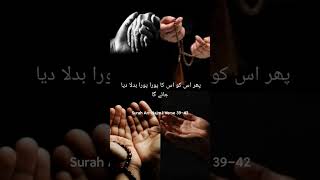 Surah AnNajm 3942 Urdu Translation  Each Soul Earns What It Strives For [upl. by Nivra]