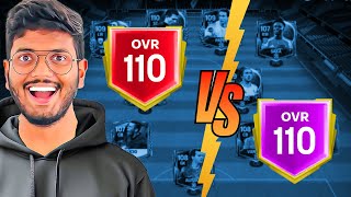 First Ever 110 vs 110 OVR Battle  FC MOBILE [upl. by Glendon]