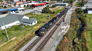 Norfolk Southern 171 heads South through Rockwood Tennessee on 101924 [upl. by Eidlog]