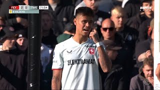 Mees Hilgers vs Feyenoord • Main Full 90 Menit • Liga Belanda 2024 [upl. by Kimberley]