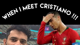 When i meet cristiano ronaldo ⚽️😳 [upl. by Teleya]