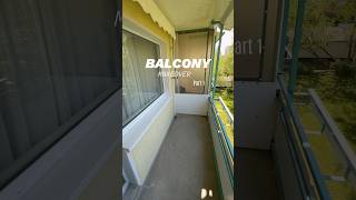 Balcony Makeover ✨ Part 1 balcony makeover beforeandafter home homemade [upl. by Aztinad]