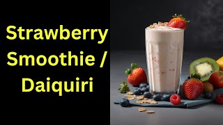 Refreshing Strawberry Smoothie amp Daiquiri Recipe  Perfect Summer Drink [upl. by Mahala]