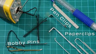 How to Make Improvised Lock Picks [upl. by Vivianne]