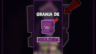 ✅ GRANJA DE SHULKERS PARA MINECRAFT BEDROCK 121 minecraft minecraft shortsminecraft minecraftpe [upl. by Ciredor]