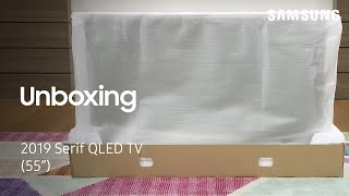 Unbox Your 2019 Serif TV  Samsung US [upl. by Grose]