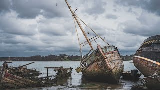 Shooting 6x6 Medium Format with the Pentacon Six TL at a boat graveyard [upl. by Jameson953]