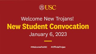 USC New Student Convocation Spring Semester 2023 [upl. by Elleimac]