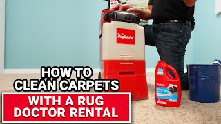 How To Clean Carpet With A Rug Doctor Rental  Ace Hardware [upl. by Madden]