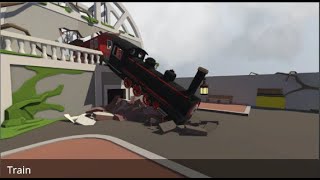 Human Fall Flat  Train level Walkthrough [upl. by Eenimod]