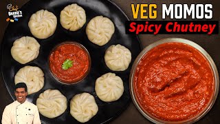 வெஜ் மோமோஸ்  Veg Momos amp Spicy Chutney  CDK 977  Chef Deenas Kitchen [upl. by Hoffert43]