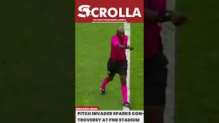 Pitch Invader Targets Referee During Chiefs vs Sundowns QuarterFinal Match [upl. by Nylitsirk]