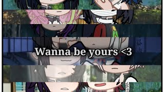 Wanna be yours 💗  tankana obamitsu sanekana amakaga aoino giyushino hakukoyu  Demon slayer [upl. by Ilek]