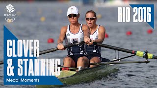 Helen Glover amp Heather Stanning Coxless Pairs Rowing Gold  Rio 2016 Medal Moments [upl. by Derwood]