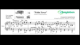 Pokémon FireRedLeafGreen quotPallet Townquot  Piano Sheet Music [upl. by Hras]