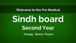 XII Second Year   Pre Medical Package Sindh Board   My Inter Academy [upl. by Minda]