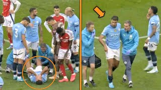 Rodris Terrible Injury Against Arsenal 🤕 [upl. by Morgun760]