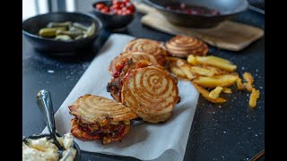 Rib Burger Jaffle [upl. by Glass]