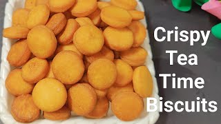 Biscuit Recipe  Eggless And Without Oven  Only With 4 Ingredients [upl. by Wyler]