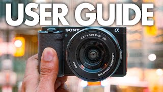 Sony ZV E10 Tutorial  Complete Beginner Guide [upl. by Goraud665]