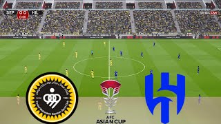 Sepahan vs AlHilal  OitavosdeFinal AFC Champions League 2024  videogame simulation pes 2022 [upl. by Koch]