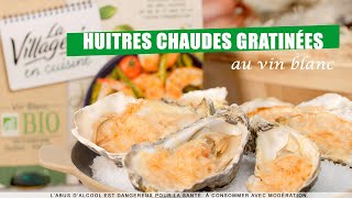 35 HUÎTRES CHAUDES GRATINÉES AU VIN BLANC [upl. by Castillo]