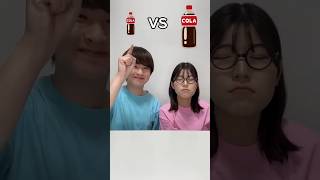 Small Cola 🆚 Big Cola Challenge Video shorts youtubeshorts trendingshorts viralshort [upl. by Fatma]