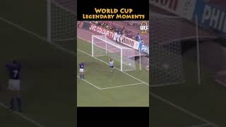 Claudio Caniggia kills the record from Zenga Argentina vs Italy World Cup 1990  Shorts [upl. by Aivart]