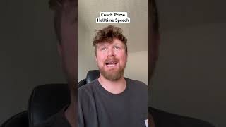 Coach Prime Halftime Speech or Orbitz Commercial [upl. by Lunetta131]